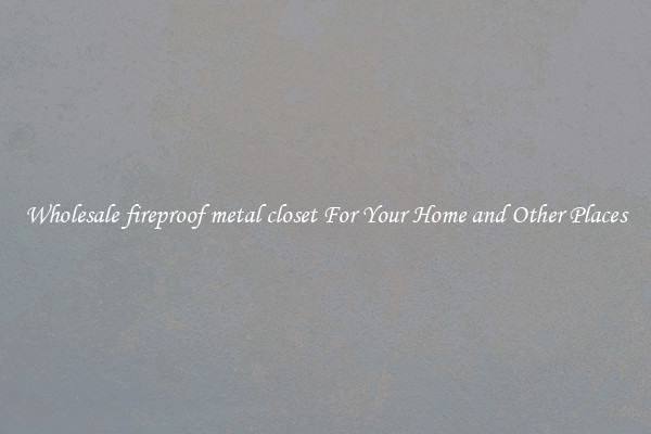 Wholesale fireproof metal closet For Your Home and Other Places
