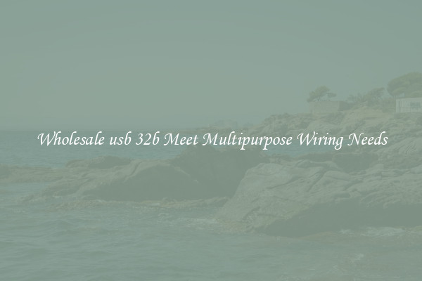 Wholesale usb 32b Meet Multipurpose Wiring Needs