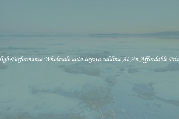 High-Performance Wholesale auto toyota caldina At An Affordable Price 