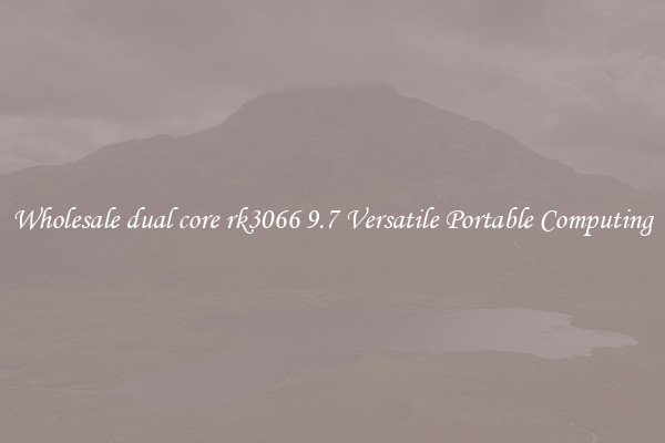 Wholesale dual core rk3066 9.7 Versatile Portable Computing