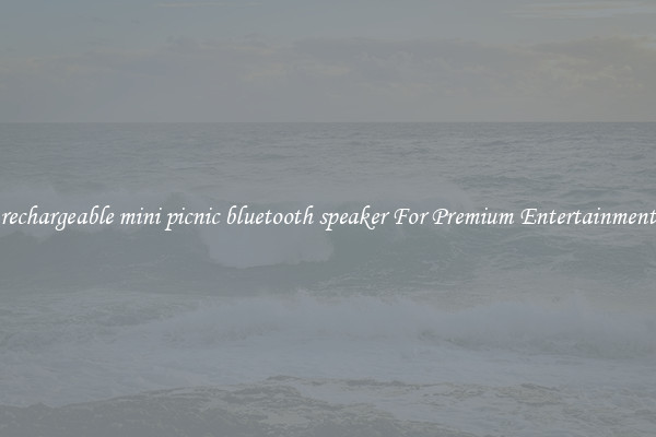 rechargeable mini picnic bluetooth speaker For Premium Entertainment