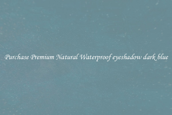 Purchase Premium Natural Waterproof eyeshadow dark blue