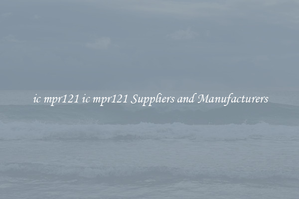ic mpr121 ic mpr121 Suppliers and Manufacturers